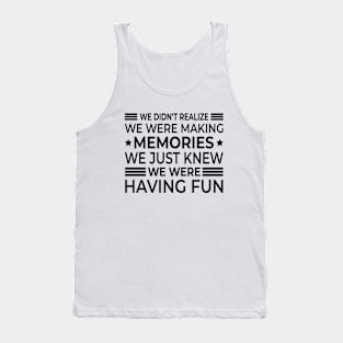 We didn't realize  Funny Sarcasm Tank Top
